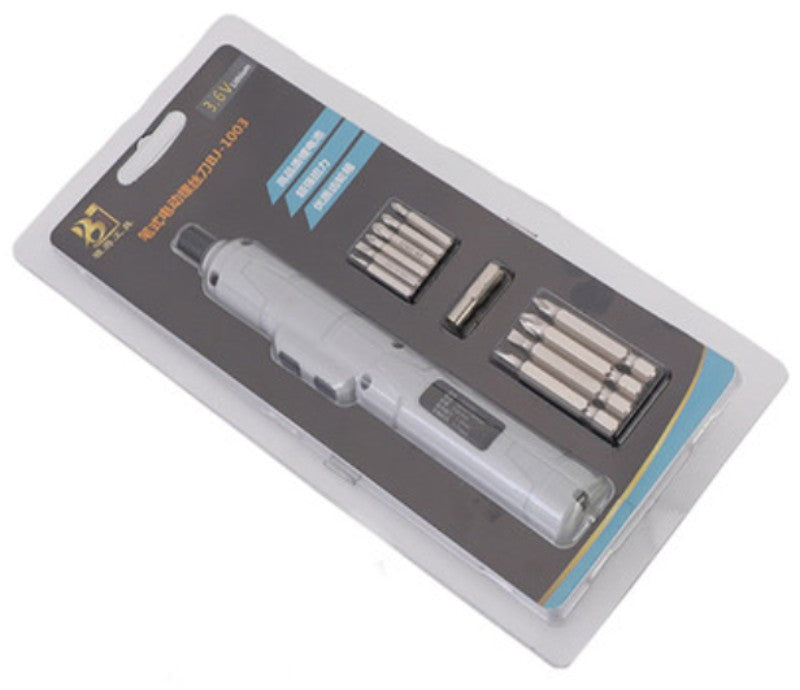 Lisslune | Rechargeable 3.6V Cordless Screwdriver, with Auto & Manual Mode, Smart Electronic Security Chip & Powerful Motor, for Home & Office