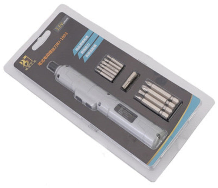 Lisslune | Rechargeable 3.6V Cordless Screwdriver, with Auto & Manual Mode, Smart Electronic Security Chip & Powerful Motor, for Home & Office