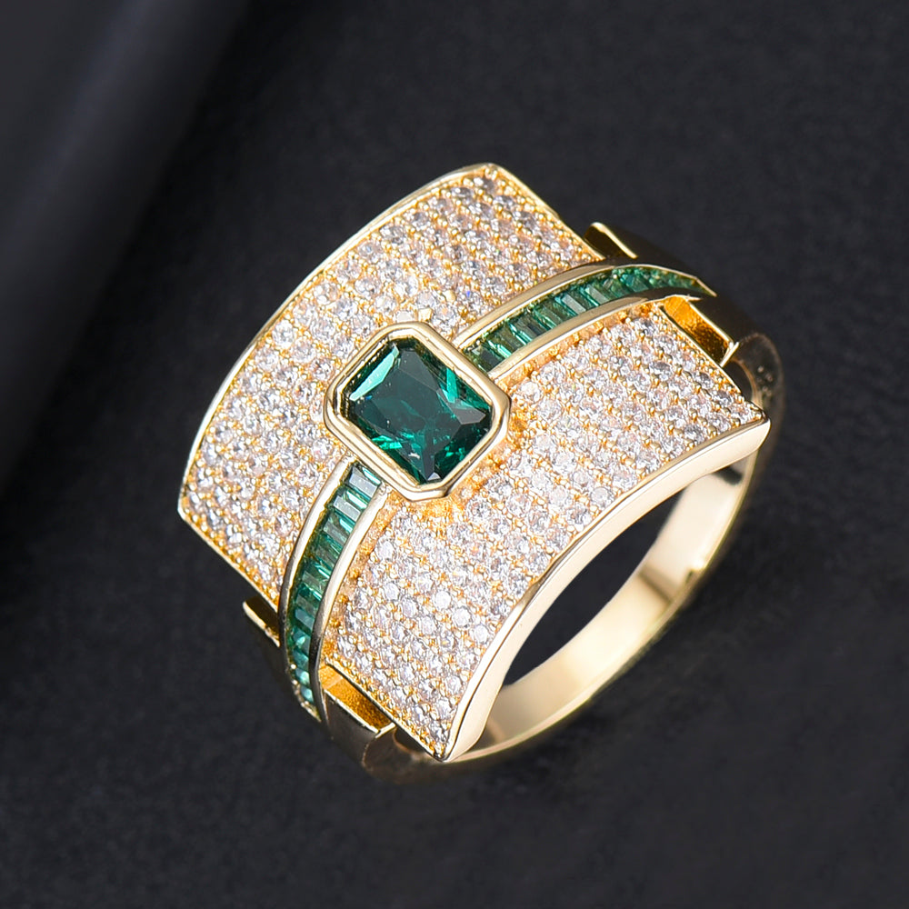 Lisslune | Monaco Design Luxury Statement Stackable Ring For Women