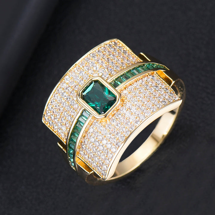 Lisslune | Monaco Design Luxury Statement Stackable Ring For Women