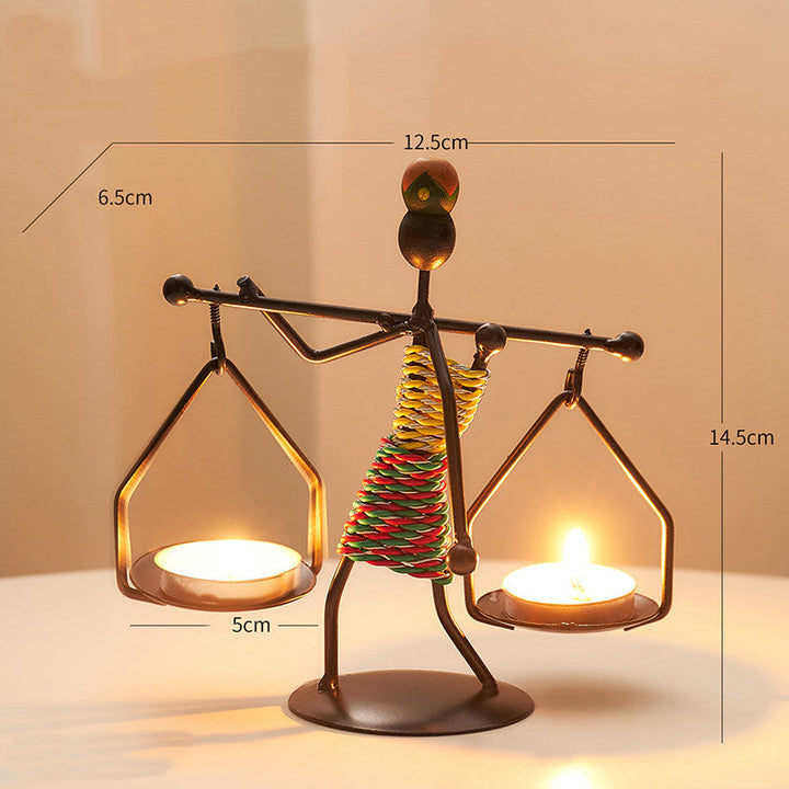 Lisslune | Creative Artistic Candle Holder, for Tealight Candles & Votive Candles, for Wedding, Birthday, Holiday & Home Decoration