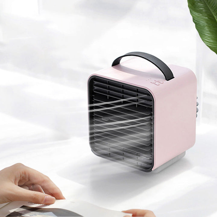 Lisslune | Portable Negative Ion Air Conditioner Fan, with Mild Wind, Clean Air & Humidifier, for Home & Office