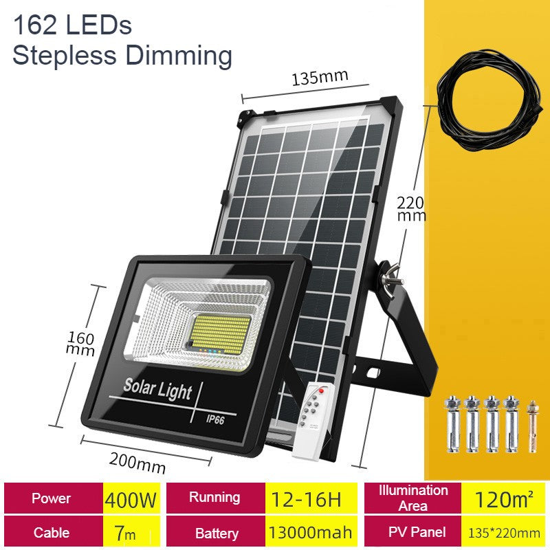 Lisslune | Outdoor Solar Light, with Remote Control, 7 Modes & IP66 Waterproof, for Your Garden, Yard, Pathway, Driveway & Home