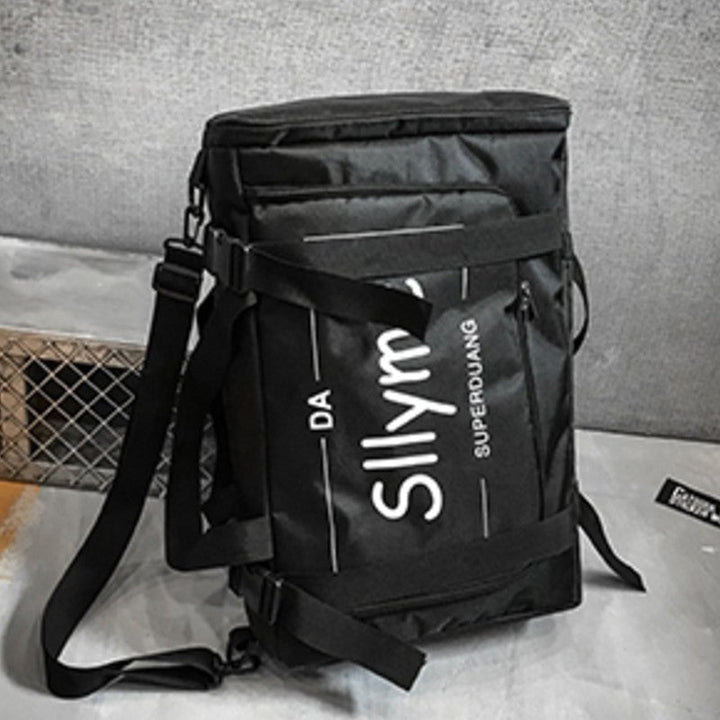 Lisslune | Stylish Backpack with Skateboard Fix Strap, Three Ways to Wear & Large Capacity, for Camping, Outdoor & More