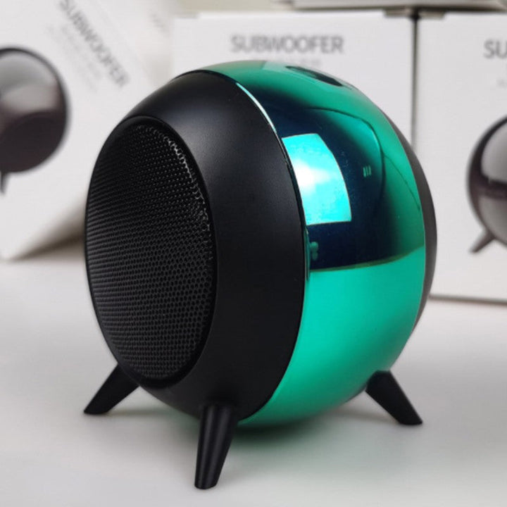 Lisslune | Portable Mini Wireless Bluetooth 5.0 Speaker, with Cool Metal Shell, Long Battery Life and Widely Compatible with Phones and Tablets, for Office, Home and More
