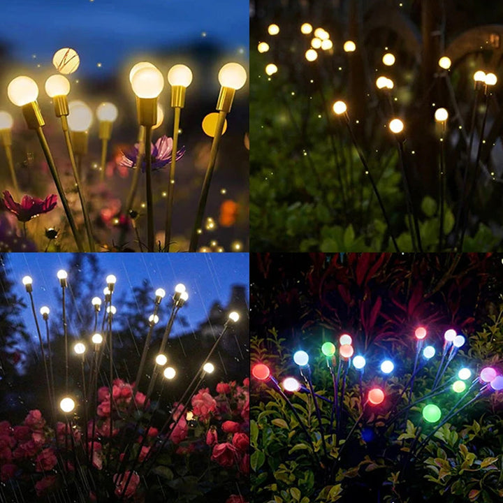 Lisslune | Solar Garden LED Firefly Plug Light