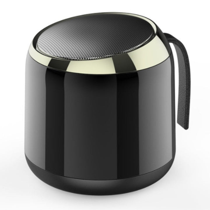 Lisslune | Portable Mini Wireless Bluetooth 5.0 Speaker, with Cool Metal Shell, Long Battery Life and Widely Compatible with Phones and Tablets, for Office, Home and More