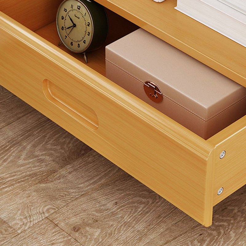 Lisslune | HanaCrate Japanese Nightstand | Solid Wood | 1 or 3 Drawers | Minimalist Design for Bedroom