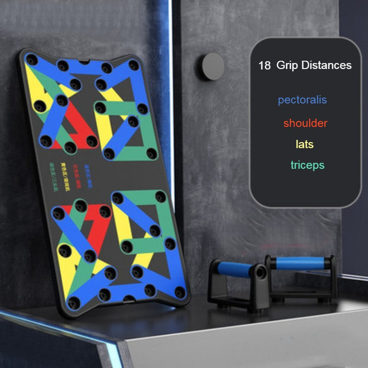 Lisslune | Home Multifunctional Push-up Training Board, with 4 Training Modes, for Pectoralis, Shoulder, Lats, Triceps Strength Training