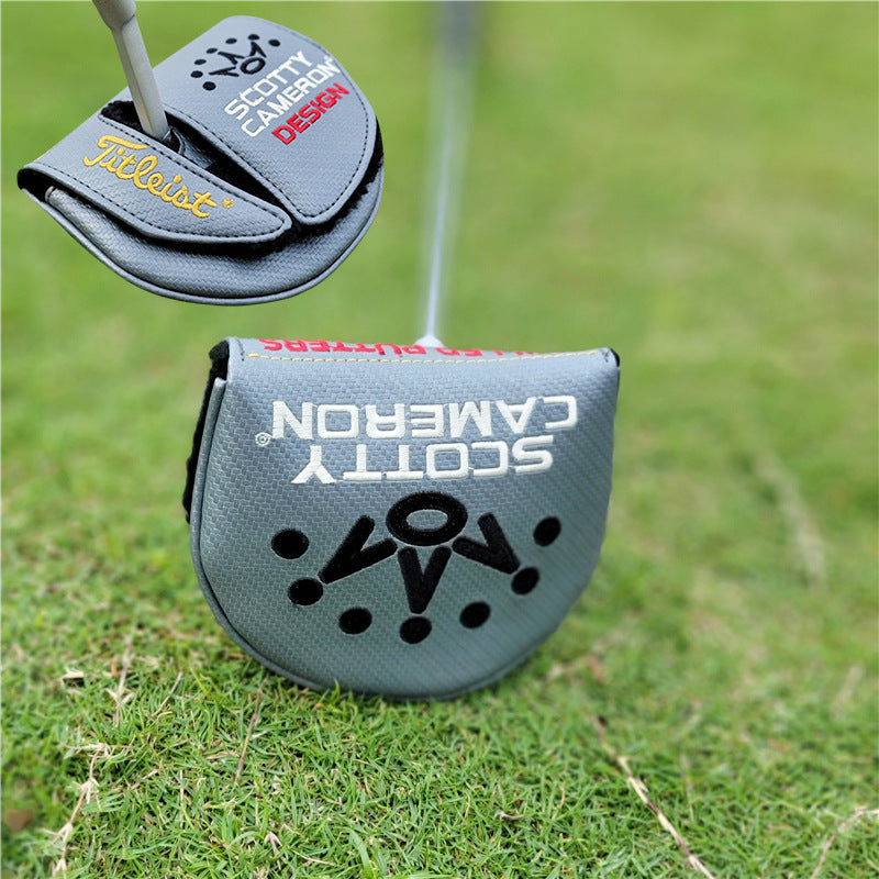 Lisslune | Straight Stripe One-line Putter Golf Club Cover Head Protection Cover Ball Head Protection Cover
