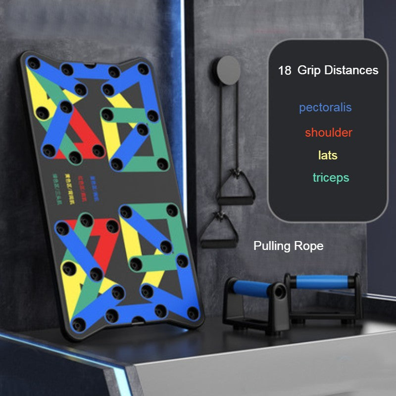 Lisslune | Home Multifunctional Push-up Training Board, with 4 Training Modes, for Pectoralis, Shoulder, Lats, Triceps Strength Training