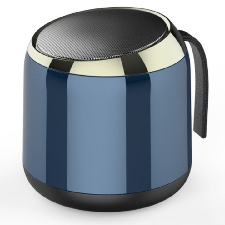 Lisslune | Portable Mini Wireless Bluetooth 5.0 Speaker, with Cool Metal Shell, Long Battery Life and Widely Compatible with Phones and Tablets, for Office, Home and More