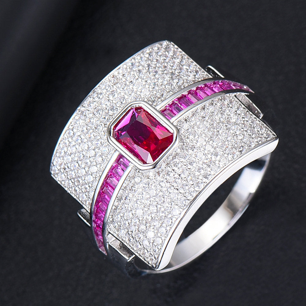 Lisslune | Monaco Design Luxury Statement Stackable Ring For Women