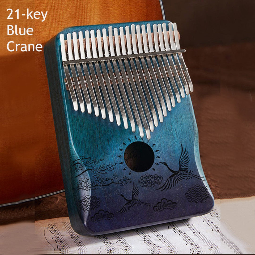 Lisslune | Portable Kalimba, with 21 Keys & Solid Wood Board, for Kids, Adult, Beginners, Professional