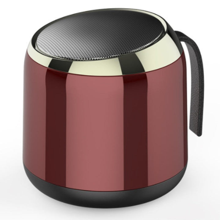 Lisslune | Portable Mini Wireless Bluetooth 5.0 Speaker, with Cool Metal Shell, Long Battery Life and Widely Compatible with Phones and Tablets, for Office, Home and More