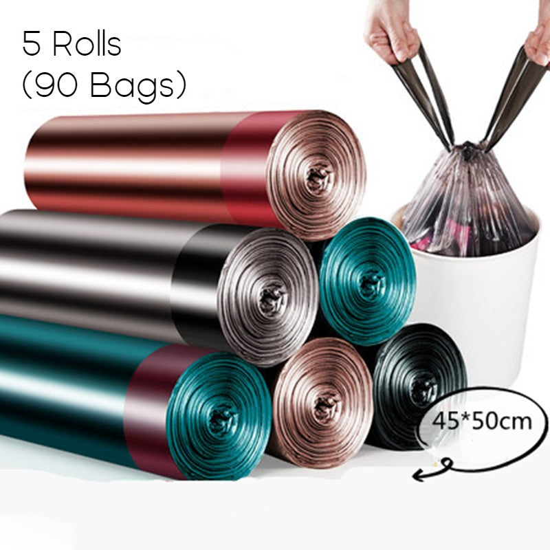 Lisslune | Unscented Ultra Strong Drawstring Trash Bags, for Kitchen, Bathroom, Office & More