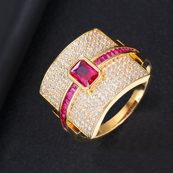 Lisslune | Monaco Design Luxury Statement Stackable Ring For Women