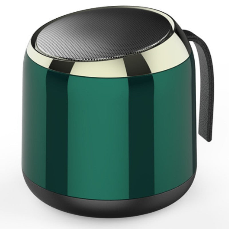 Lisslune | Portable Mini Wireless Bluetooth 5.0 Speaker, with Cool Metal Shell, Long Battery Life and Widely Compatible with Phones and Tablets, for Office, Home and More