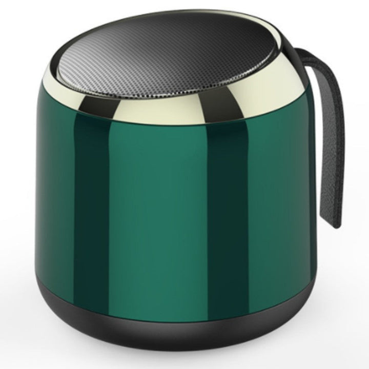 Lisslune | Portable Mini Wireless Bluetooth 5.0 Speaker, with Cool Metal Shell, Long Battery Life and Widely Compatible with Phones and Tablets, for Office, Home and More