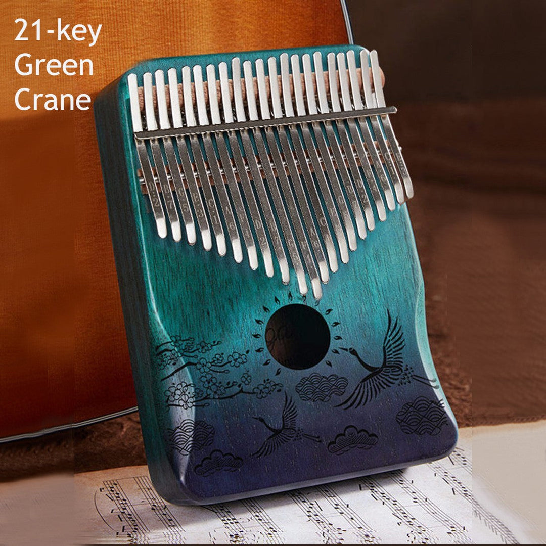 Lisslune | Portable Kalimba, with 21 Keys & Solid Wood Board, for Kids, Adult, Beginners, Professional