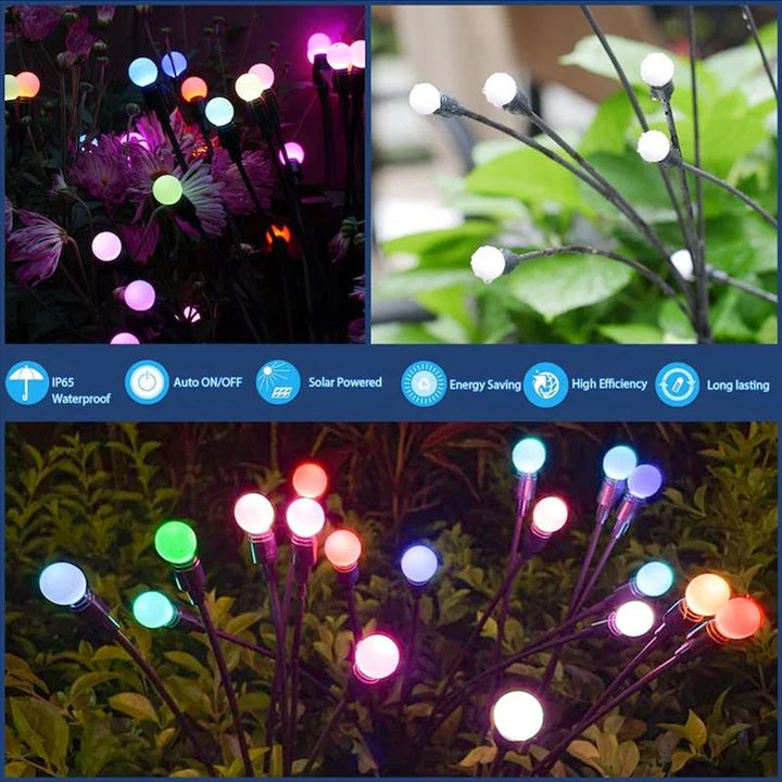 Lisslune | Solar Garden LED Firefly Plug Light