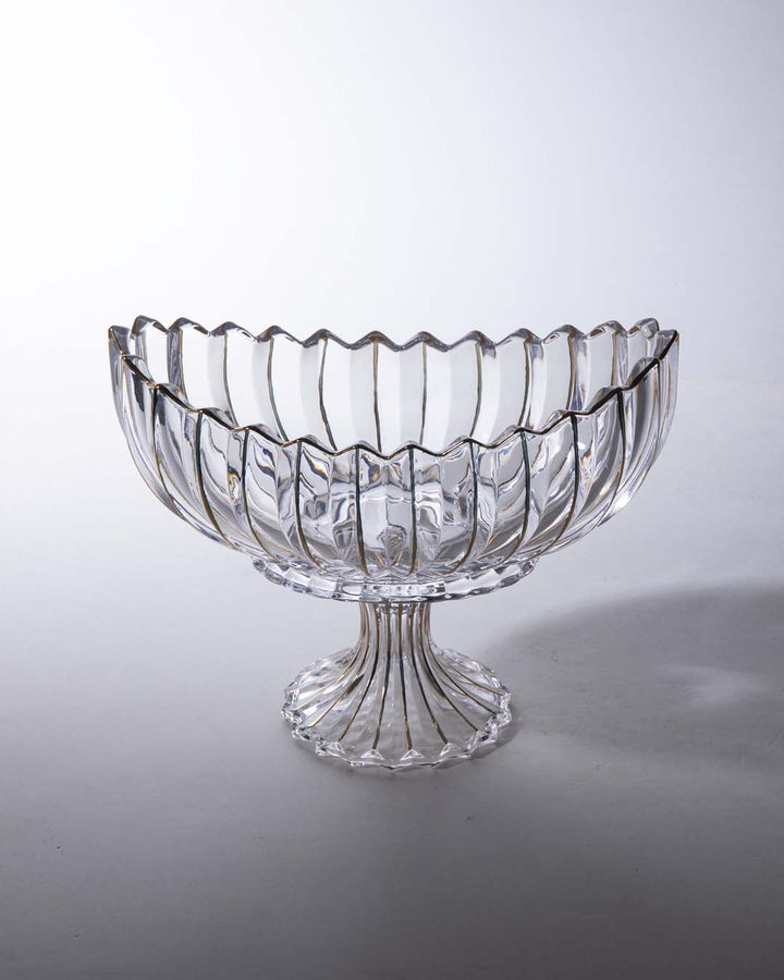 Lisslune | Crystal Glass Lotus Decorative Bowl