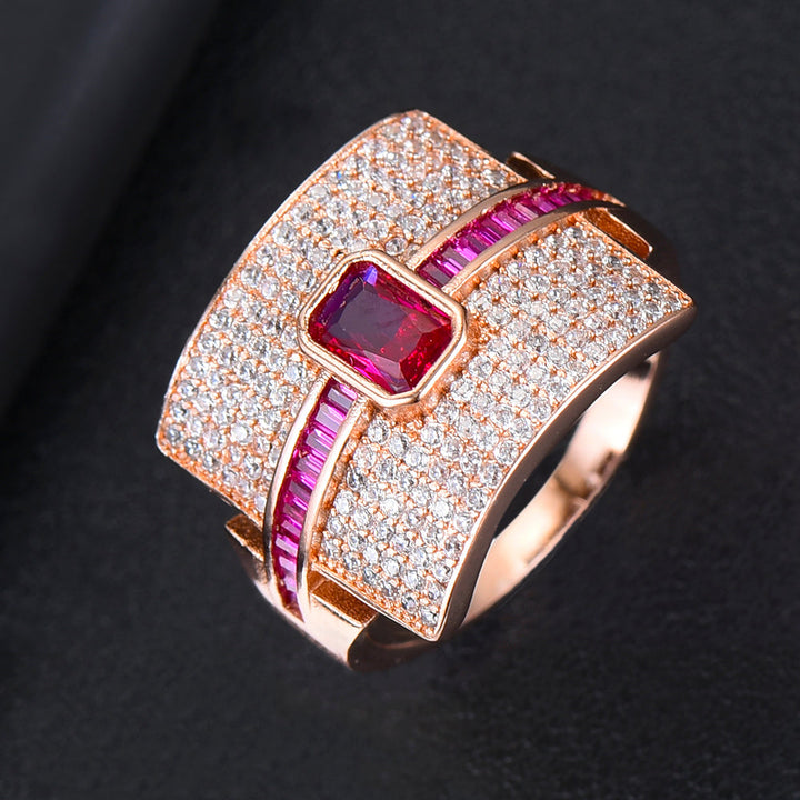 Lisslune | Monaco Design Luxury Statement Stackable Ring For Women