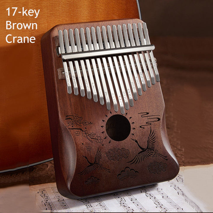 Lisslune | Portable Kalimba, with 21 Keys & Solid Wood Board, for Kids, Adult, Beginners, Professional