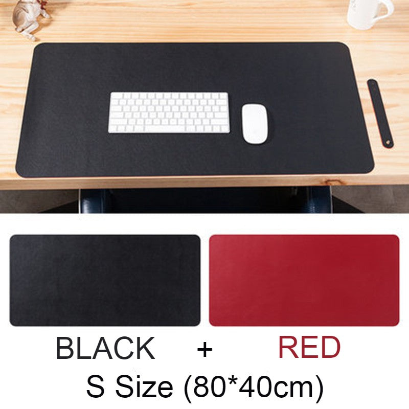 Lisslune | Double-sided Large Waterproof PU Leather Desk Mat, for Office and Home