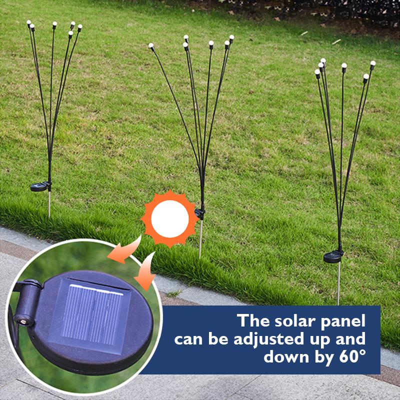 Lisslune | Solar Garden LED Firefly Plug Light