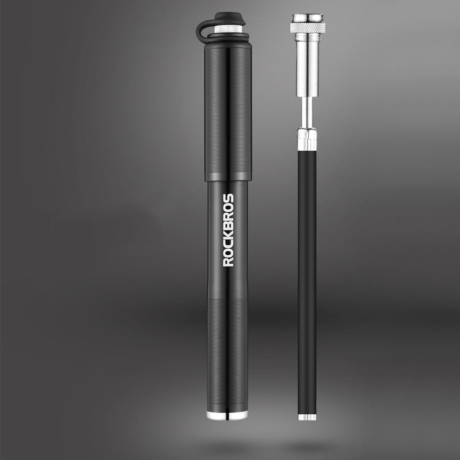Lisslune | Mini Portable Bike Pump, Fits Presta and Schrader valves, for Road, Mountain, and BMX Bikes