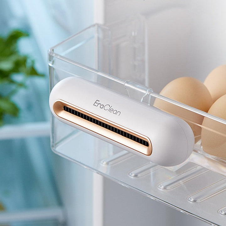 Lisslune | Rechargeable Compact Refrigerator Odor Eliminator Air Purifier, for Fridge, Room, Car, Closet & Drawer