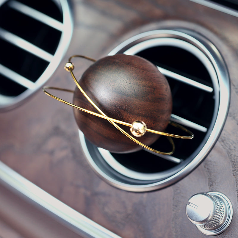 Lisslune | Exquisite Planet-shaped Car Air Freshener, with 2 Refills, for Car, Home, Office & More