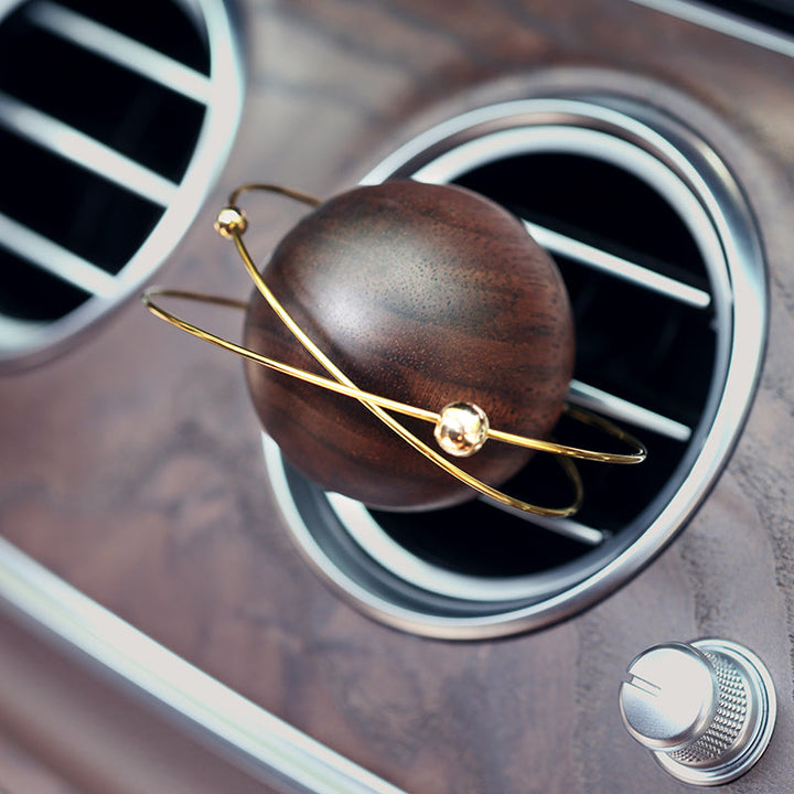 Lisslune | Exquisite Planet-shaped Car Air Freshener, with 2 Refills, for Car, Home, Office & More