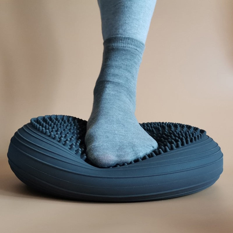 Lisslune | Inflatable Balance Disc with Pump, for Balance/Stability Training, Improving Sitting Posture & Core Strength, Back Pain Relief