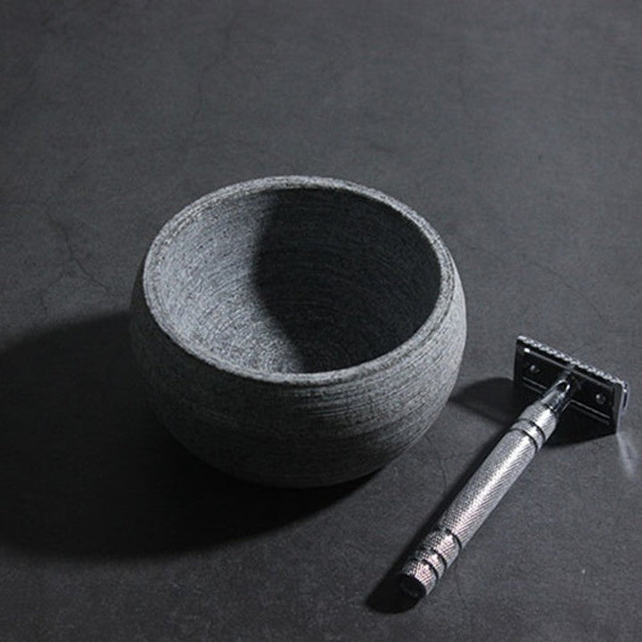 Lisslune | Stoneware Shaving Bowl, for Shaving Soap & Cream