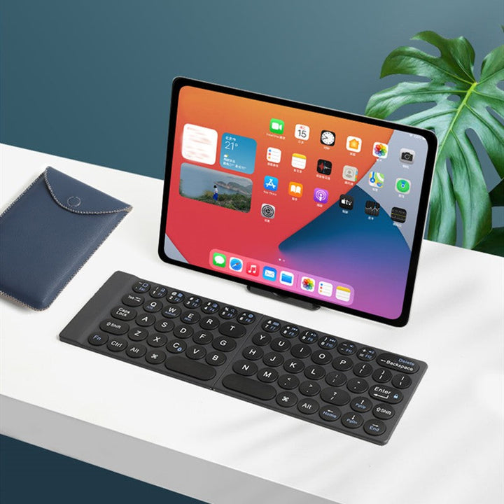Lisslune | Portable Foldable Keyboard, with Ultra-slim & Lightweight Design, for Travel, Home, Office & More