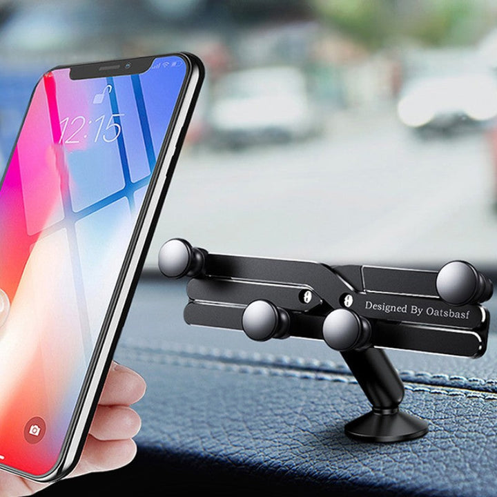 Lisslune | Gravity Phone Holder for Car, with Auto-Clamping Design, Compatible with Most Phones