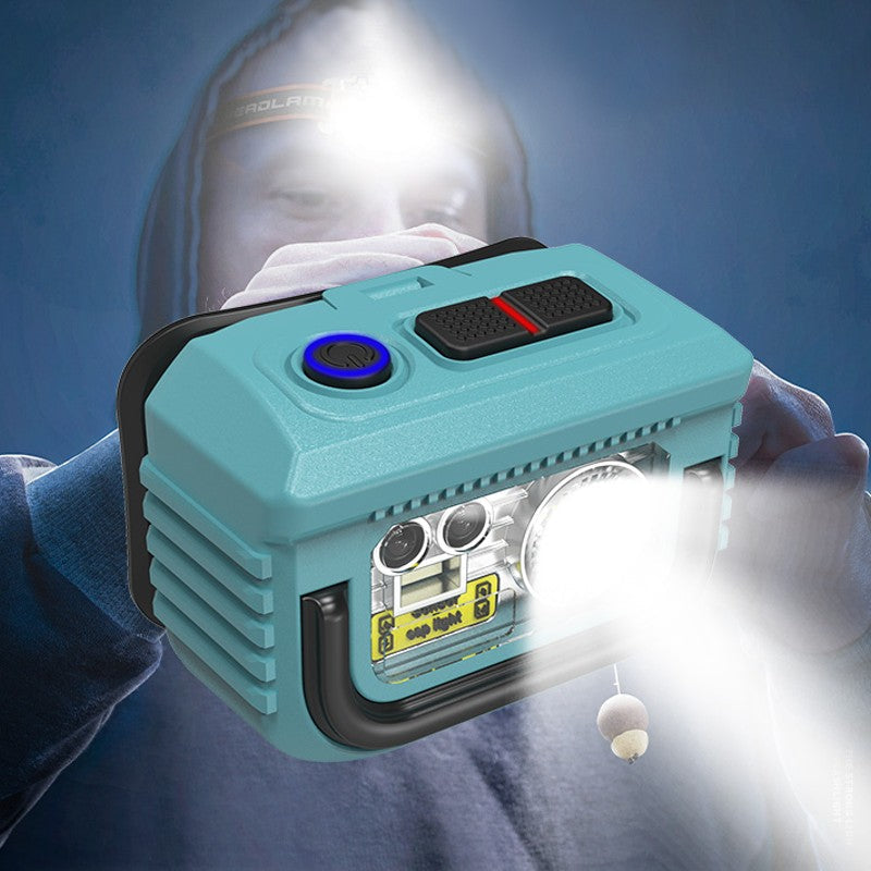 Lisslune | Rechargeable Super Bright Headlamp with 7 Modes, for Camping, Cycling, Fishing, Running