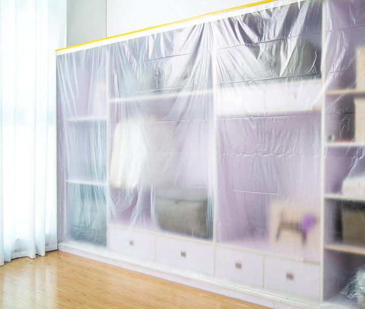 Lisslune | Multi-purpose Clear Plastic Anti-dust Cover, Durable & Waterproof, for Sofa, Closet, Couch, Table & More