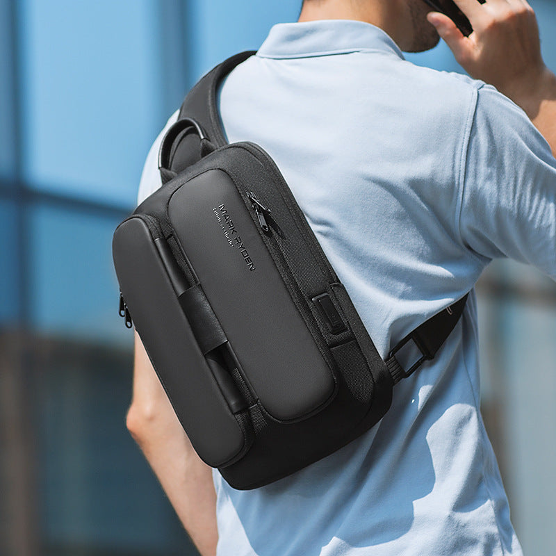 Lisslune | Portable Cool Sling Bag, with Large Capacity, Waterproof Material & Anti-theft Pockets, for Travel, Work & More