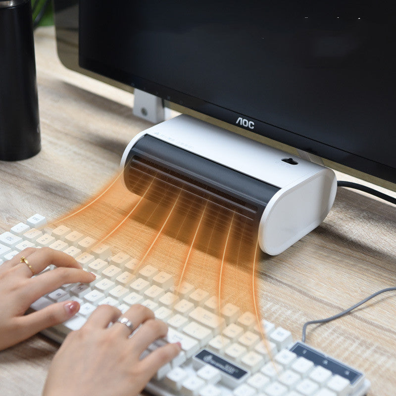 Lisslune | Mini Desktop Heater, with Adjustable Angle, Portable Design & Fast Heating, for Home & Office