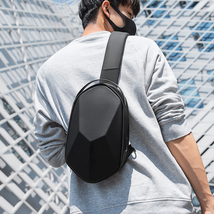 Lisslune | Fashion Sling Bag, with Waterproof Hard Shell, Large Capacity & Breathable Fabric, for Travel, Work & Everyday Carry