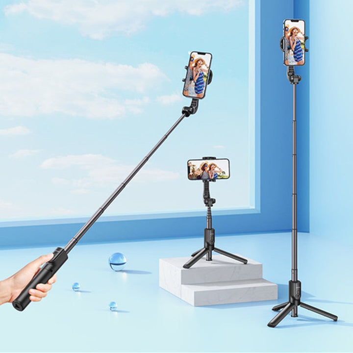 Lisslune | 3-in-1 Portable Bluetooth Selfie Stick Tripod with Wireless Remote, for Party, Travel, Holiday