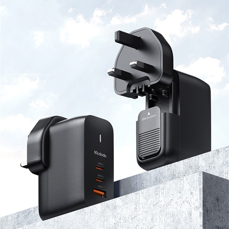 Lisslune | 65W Phone Charger with 2 USB-C & 1 USB-A Ports, for Phone & Laptop