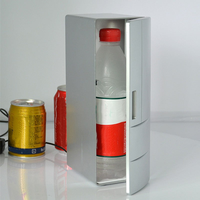 Lisslune | Portable Compact USB Mini Fridge with Heat & Cool Modes, for Skincare, Medications, Beverage