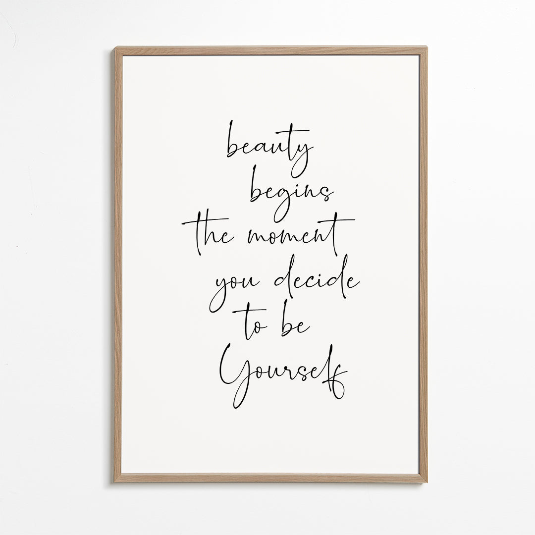Lisslune | Beauty begins the moment you decide to be yourself.