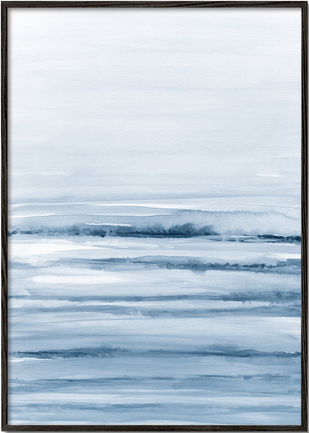 Lisslune | Watercolor Landscape N 45 Indigo Blue