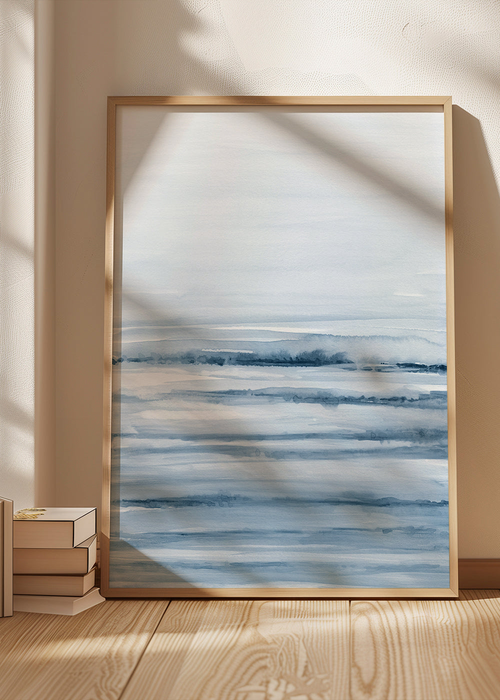 Lisslune | Watercolor Landscape N 45 Indigo Blue