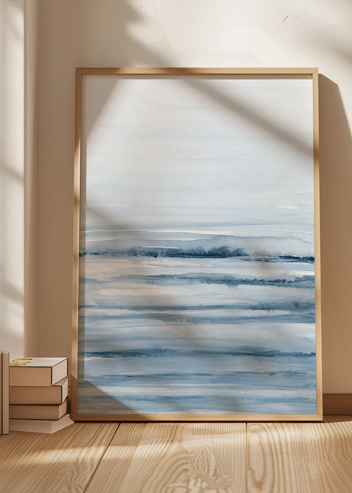 Lisslune | Watercolor Landscape N 45 Indigo Blue